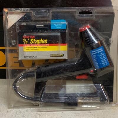 Lot 166R:  DeWalt Cordless Trim Saws (needs Battery) &  Stanley Staple Gun