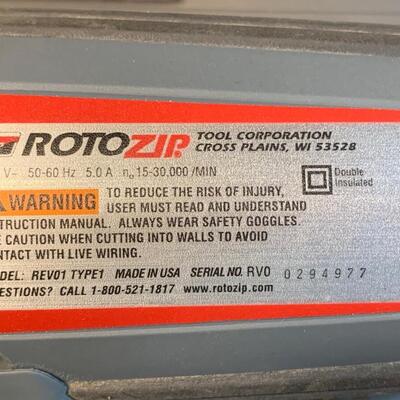 Lot 167: Roto Zip Revolution Spiral Saw Model: REV01 TYPE1