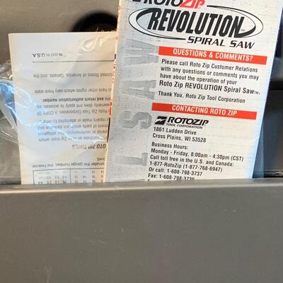 Lot 167: Roto Zip Revolution Spiral Saw Model: REV01 TYPE1