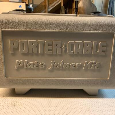 Lot 168: Porter Cable Plate Joiner Kit & Joining Biscuits