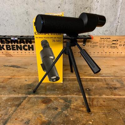 Lot 174R: Bushnell Telescope w/Tripod 78-1417