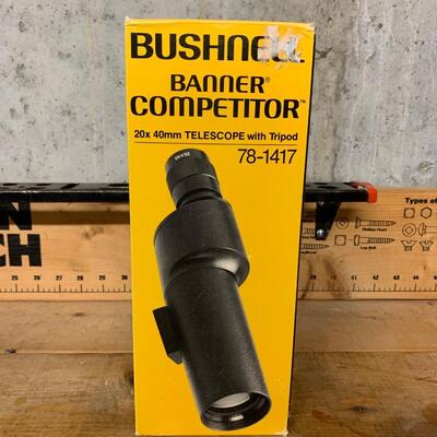 Lot 174R: Bushnell Telescope w/Tripod 78-1417