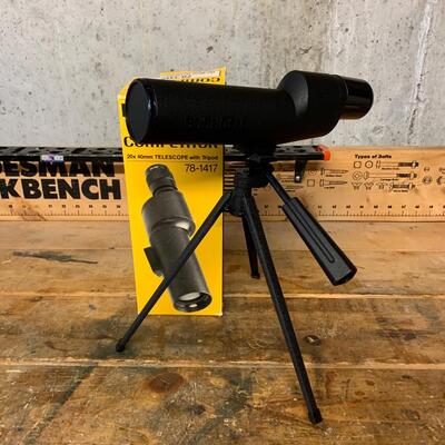 Lot 174R: Bushnell Telescope w/Tripod 78-1417