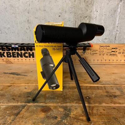 Lot 174R: Bushnell Telescope w/Tripod 78-1417