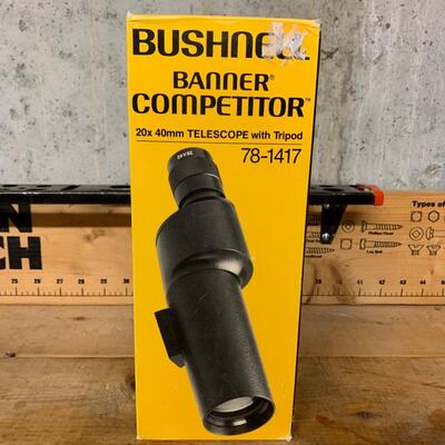 Lot 174R: Bushnell Telescope w/Tripod 78-1417
