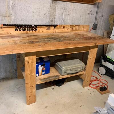Lot 226R: Wood Work Bench