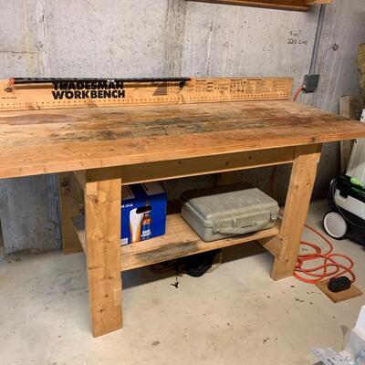 Lot 226R: Wood Work Bench