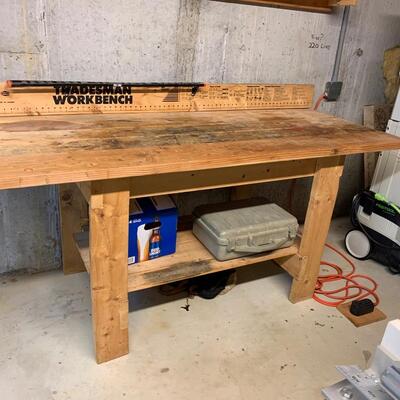 Lot 226R: Wood Work Bench