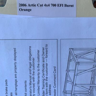 Lot 620R: 2006 Arctic Cat 4x4 700 EFI