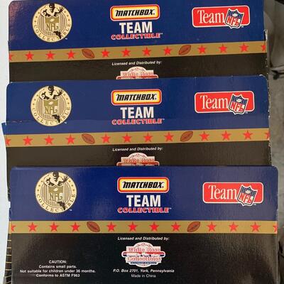 Lot 562R: Matchbox Team NFL Collectible  Tucks