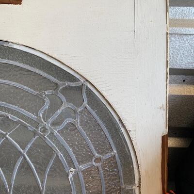 Lot 566R: Antique Stained Glass Window