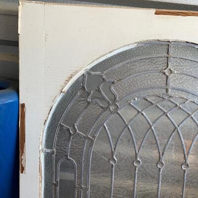 Lot 566R: Antique Stained Glass Window