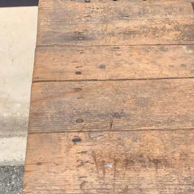 Lot 568R: Antique  Primitive Work Table