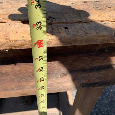 Lot 568R: Antique  Primitive Work Table