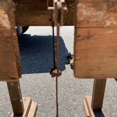 Lot 568R: Antique  Primitive Work Table