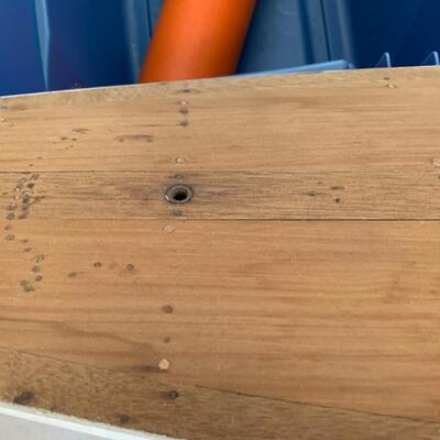 Lot 569R: Vintage Hand Crafted Sail Boat Hull for Decor or as  Project