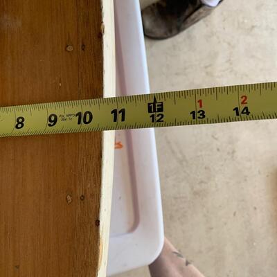 Lot 569R: Vintage Hand Crafted Sail Boat Hull for Decor or as  Project