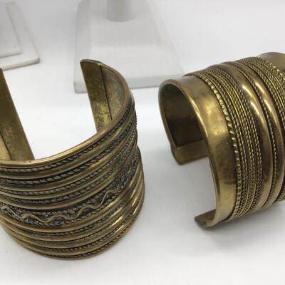 Vintage Brass Cuffs