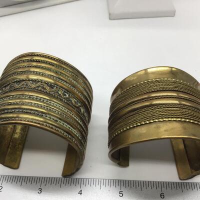 Vintage Brass Cuffs