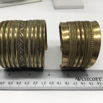 Vintage Brass Cuffs