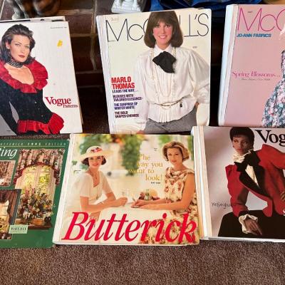 Lot of Vintage Sewing Pattern Catalogs