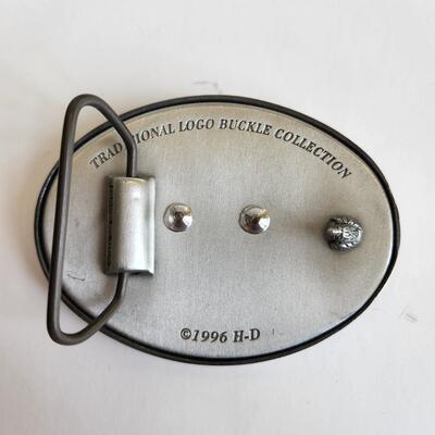 LOT 507RP: Harley Davidson Belt Buckle & Christmas Ornaments