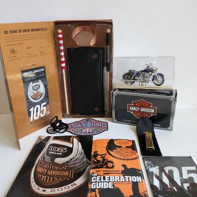 LOT 509RP: Collection of Miscellaneous Harley Davidson Member Items
