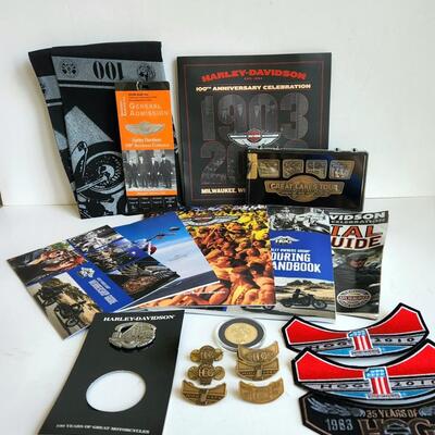 LOT 511RP: Large Lot of Miscellaneous Harley Davidson Items