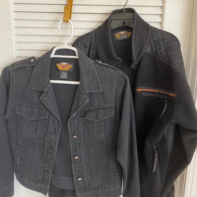 Lot 502G: Pair of Harley Davidson Jackets