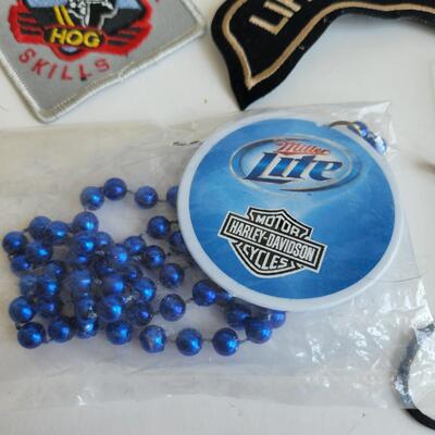 LOT 512RP: Huge Collection of Harley Davidson Members Only Pins, Patches, & More!