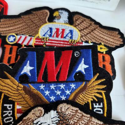 LOT 512RP: Huge Collection of Harley Davidson Members Only Pins, Patches, & More!