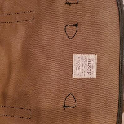 LOT 153G: Genuine Filson Messenger Bad and Skyway Travel Carry on Duffel