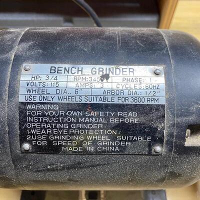 202 Bench Grinder & Wheel
