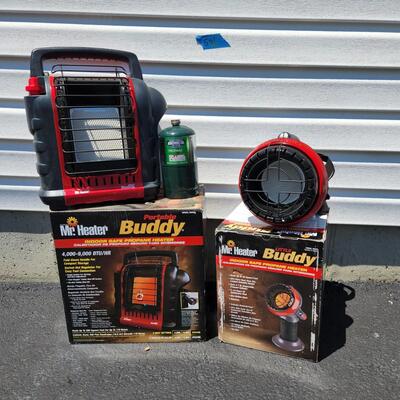 LOT 541RP: Two Potable Propane Mr. Heater Buddies