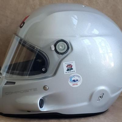 LOT 181G: Stilo Composite Motorcycle Helmet & Bag