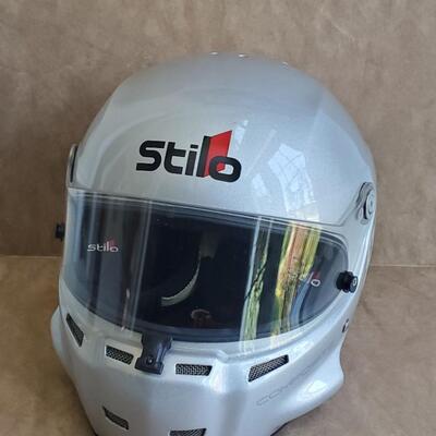 LOT 181G: Stilo Composite Motorcycle Helmet & Bag