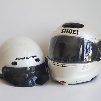 LOT 182G: Shoei & Flacon Helmets