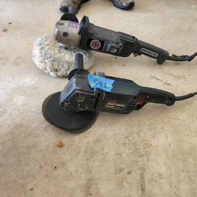 LOT 542RP: Black & Decker and Craftsman Sander/Polishers