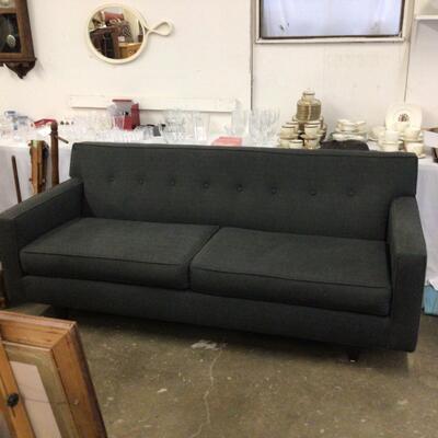 5477 Rowe Furniture Two Cushion Gray Sofa