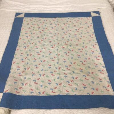 5482 Set of Three Vintage Childrens Quilts