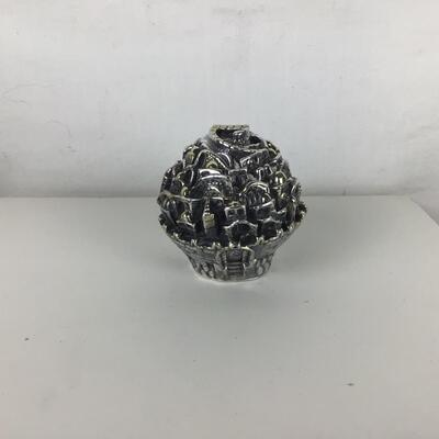 Lot. 5503. Sam Philipe, Wonderful Creation of Old Jerusalem 3000 Paperweight    marked 925