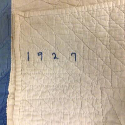 5488 Vintage 1927 Handmade Lone Star Quilt