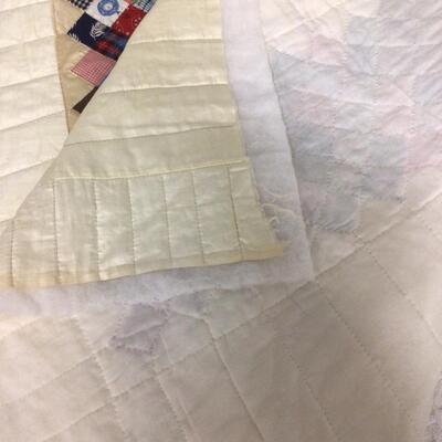 5490 Handmade Friendship Stripe Quilt (Incomplete)