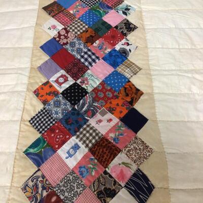 5490 Handmade Friendship Stripe Quilt (Incomplete)