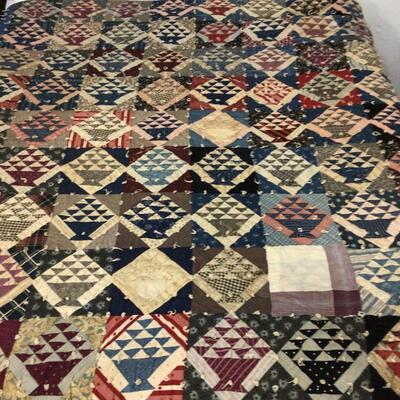 5494 Vintage Hand Tied 1930â€™s Quilt