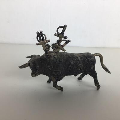 5499 Sterling Silver Matador Toothpick Holder