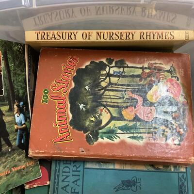 5515 Lot of Childrenâ€™s Vintage Book