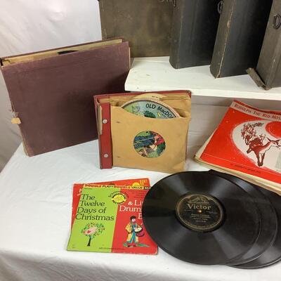 Lot. 5519. Antique Record Album Collection