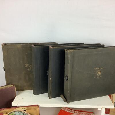 Lot. 5519. Antique Record Album Collection