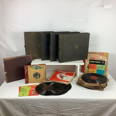 Lot. 5519. Antique Record Album Collection